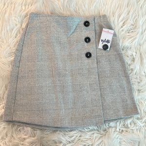 Never worn skirt Black and white striped